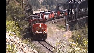 CN and CP in BC’s Thompson and Fraser Canyons – June 9, 2001