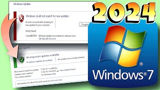 How to Fix Windows 7 Update Error 80072efe 2024💯💯