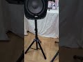 SA-KP10PG - Powered 10 Inch PA DJ Karaoke Party Speaker System with Stands - Bluetooth, LED Lights