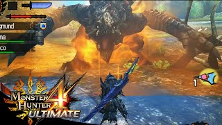 Monster Hunter 4 U - Gathering Hall HR Black Gravios Urgent Quest