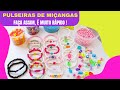 PULSEIRAS DE MIÇANGAS NO FIO DE SILICONE- Técnica Fácil e Rápida -COMO FAZER PULSEIRAS #bijuterias