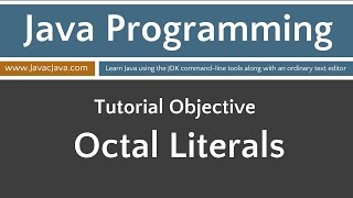 Learn Java Programming - Octal Literals Tutorial