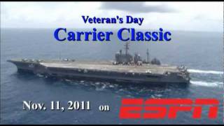 Carrier Classic: Tar Heels vs. Spartans 11-11-11