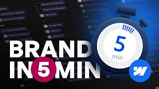 Webflow Variables: Brand Your Site in 5 Minutes