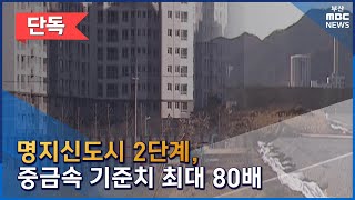 명지신도시 2단계, 중금속 기준치 최대 80배 달해 (2023-01-03,화/뉴스데스크/부산MBC)