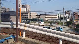 【警笛あり】広電5000形宮島口行き 荒手車庫前通過