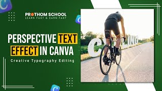 Perspective Text Effect in Canva | Creative Typography Editing