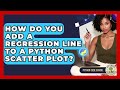 How Do You Add A Regression Line To A Python Scatter Plot? - Python Code School
