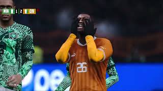 Live Nigeria  vs Côte d'Ivoire  | FINAL African Cup of Nations 2023 | PES Gameplay