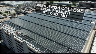 The NECA/IBEW Powering America Team is Flipping the Script on Solar Power at Barnes Jewish College