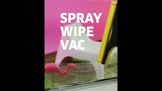 Clean Windows in 3 Steps | Spray Wipe Vac