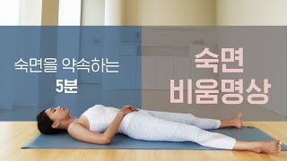 숙면을 약속하는 5분 숙면 비움명상 l 어렵지 않은 명상의 시작