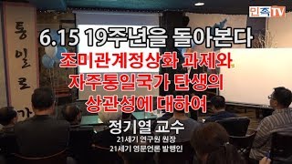 조미관계정상화 과제와 자주통일국가 탄생의 상관성에 대하여_정기열 교수