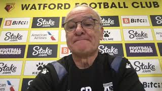 Claudio Ranieri | Brentford v Watford | Full Pre-Match Press Conference | Premier League