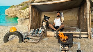 3 Days Solo Survival on Remote Island (NO FOOD, NO WATER, NO SHELTER) Catch and Cook. Bushcraft