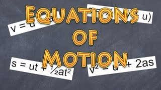 The equations of motion