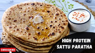 Sattu Ka Paratha Recipe | Quick Breakfast Recipe | High Protein recipe | Bihar style ~ Silver Spoon