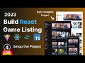 #4 Learn React Js Tailwind CSS Vite and Build Game Listing App: Setup the Project