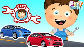 Kleuren Leren Nederlands met Auto's | Nederlandse Kinderfilmpjes peuters