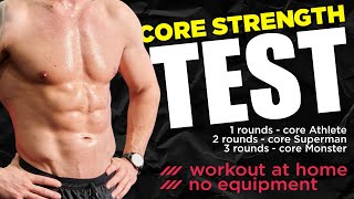 TABATA TEST your CORE Strength!!! ATHLETE ? SUPERMAN? MONSTER?