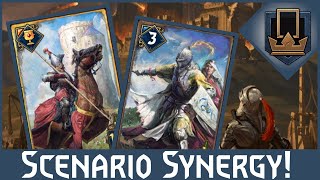 The Knightly Siege! Double NR Scenarios and a Reworked Leader! (Gwent Royal Inspiration Deck)