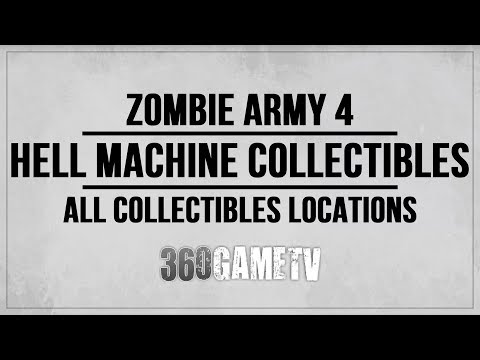 Zombie Army 4 Hell Machine Collectibles (Zombie Hands, Upgrade Kits, Documents, Comics etc)