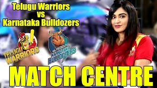 Adah Sharma at Match Centre - CCL6 || Telugu Warriors VS Karnataka Buldozers