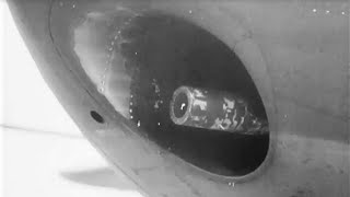 B25  G Bombers w/ 75MM M4 Cannon on a Combat Mission WW2 USAAF Aerial Action Footage