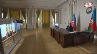 President Ilham Aliyev, Moldovan President Igor Dodon met through videoconferencing