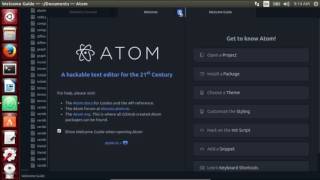 Setting up Atom in Linux to run python