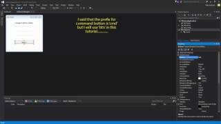 Tutorial1 VB in Visual Studio 2015 Basic Form Message Box Addition