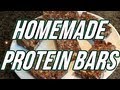 EASIEST HOMEMADE PROTEIN BARS (ONLY 4 INGREDIENTS)