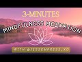 3 Minutes to Calm: A Mindfulness Meditation Session