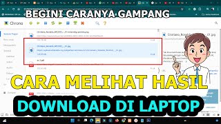 CARA MELIHAT HASIL DOWNLOAD DI LAPTOP / PC