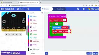 Loops in micro:bit 2019