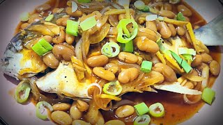 STEAMED POMPANO FISH IN PORK \u0026 BEANS SAUCE... ORIGINAL RECIPE NATIN MGA KABAYAN.. NAPAKASARAAAAAP!!