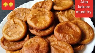 How to make Atta Kakara Without Stuffing Recipe/Odisha Famous Atta Kakara Traditional Food/Pitha