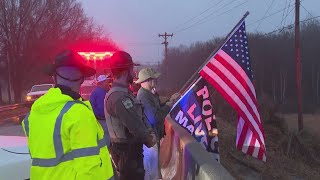 Procession honors legacy of fallen Greensboro officer Michael Horan