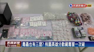 販毒集團狡兔三窟 警方南北突擊一舉瓦解－民視新聞