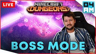 🔴BOSS MODE & ANCIENT HUNT Max Apocalypse Plus Gameplay in Minecraft Dungeons (Livestream)