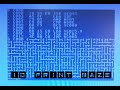 10 Print Maze in Assembly | 21 bytes of fun | Commodore 64