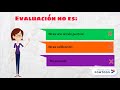 evaluación de los aprendizajes