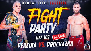 UFC 303 Pereira vs Prochazka 2 | LIVE Stream | Fight Party | Reactions