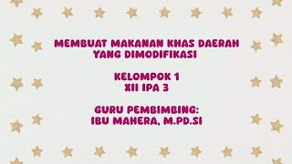 TUGAS PKWU KELOMPOK 1 // XII IPA 3