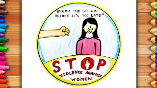 International Day For The Elimination of Violence Against Women Poster | Stop Violence Against Women