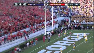 09/28/2013 LSU vs Georgia Football Highlights