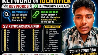 Python Keywords and Identifiers 🔥 | Day 4 Python Course | Beginners Guide #python