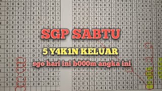 PREDIKSI SGP HARI INI SABTU 6 JUNI 2026 TARIKAN PAITO SGP HARI INI