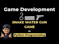 Coding a Snake Water Gun Game in Python I Python For Beginner | ASMR Programming - No Talking