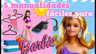 manualidades faciles para barbies